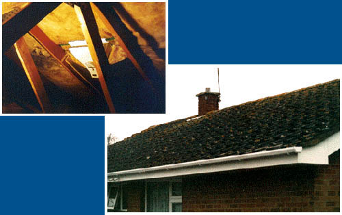dorset bungalow with internal image of lapVent installation